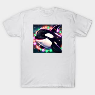 Cute Orca Drawing T-Shirt